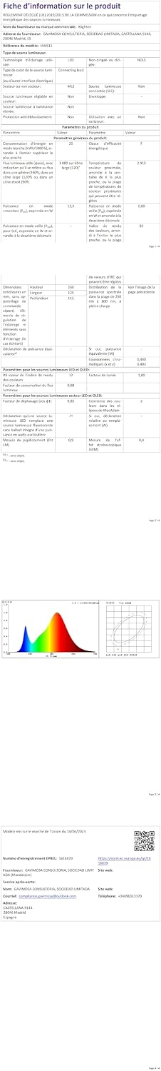 Modern LED Wandlamp