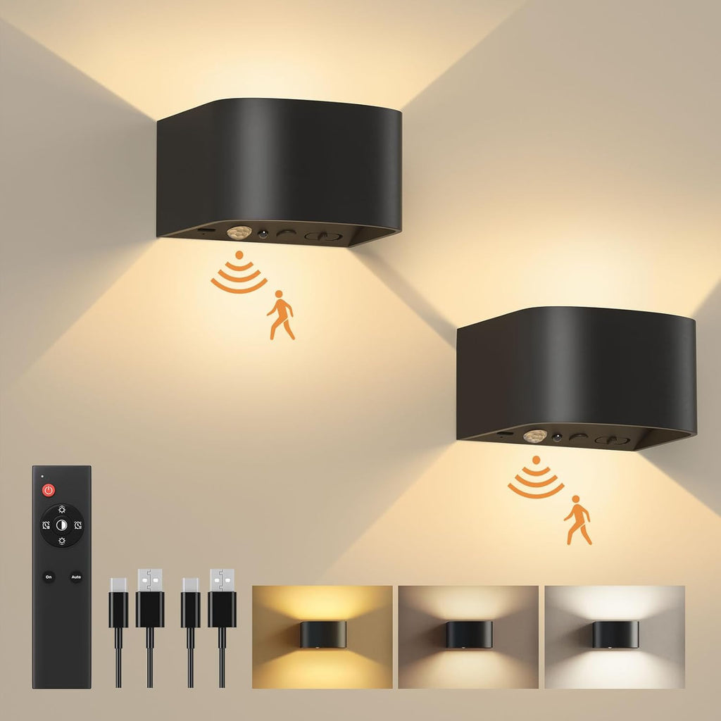 LED Sensor Wandlamp (2stuks)