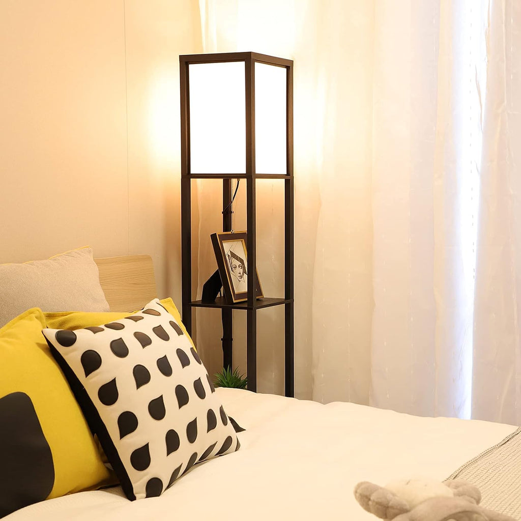 Luxe Vloerlamp met Opbergplanken