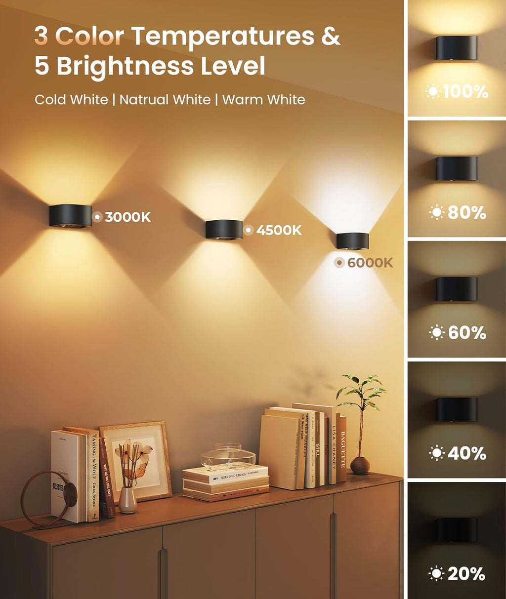 LED Sensor Wandlamp (2stuks)