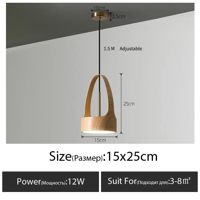 WalnutGlow Hanglamp