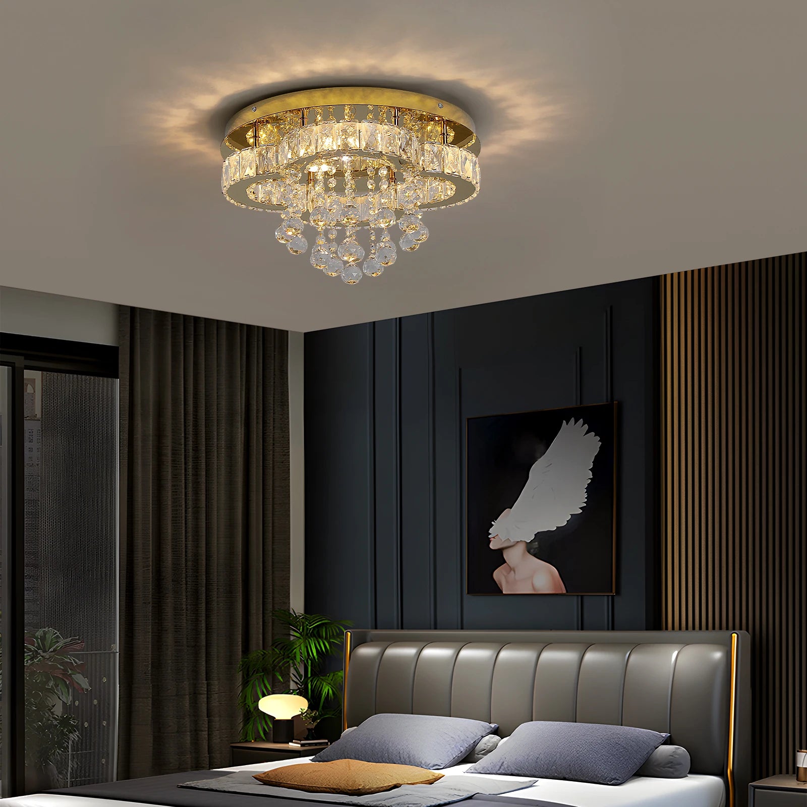 Luxe Kristallen Plafondlamp