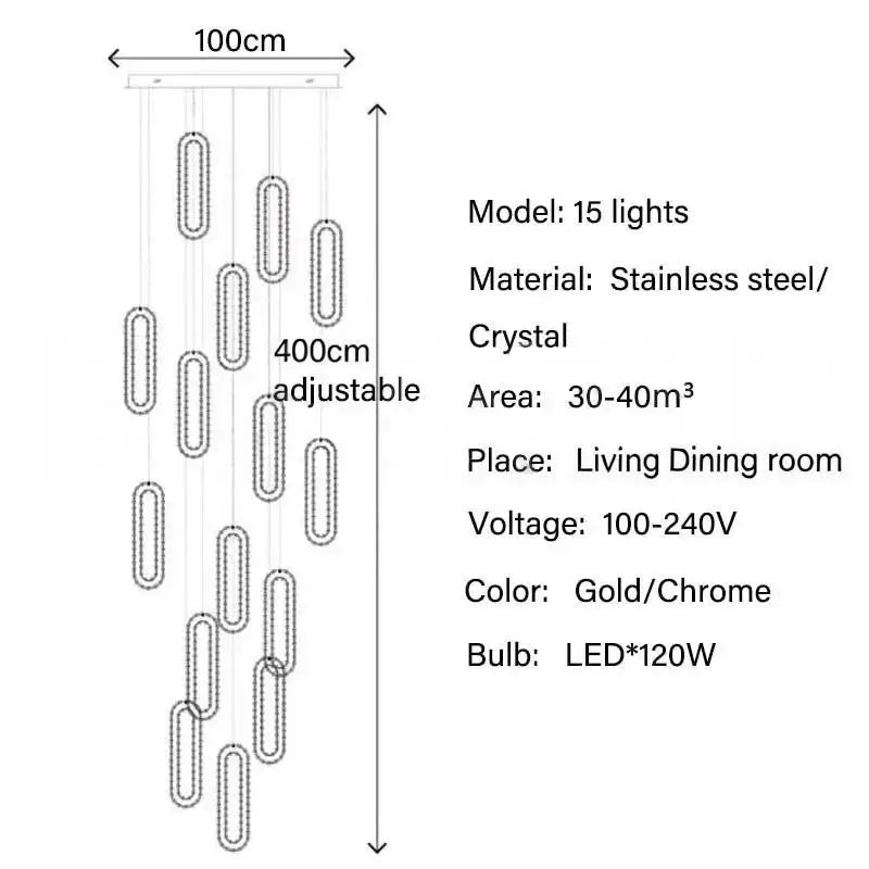 CrystalLoop Hanglamp