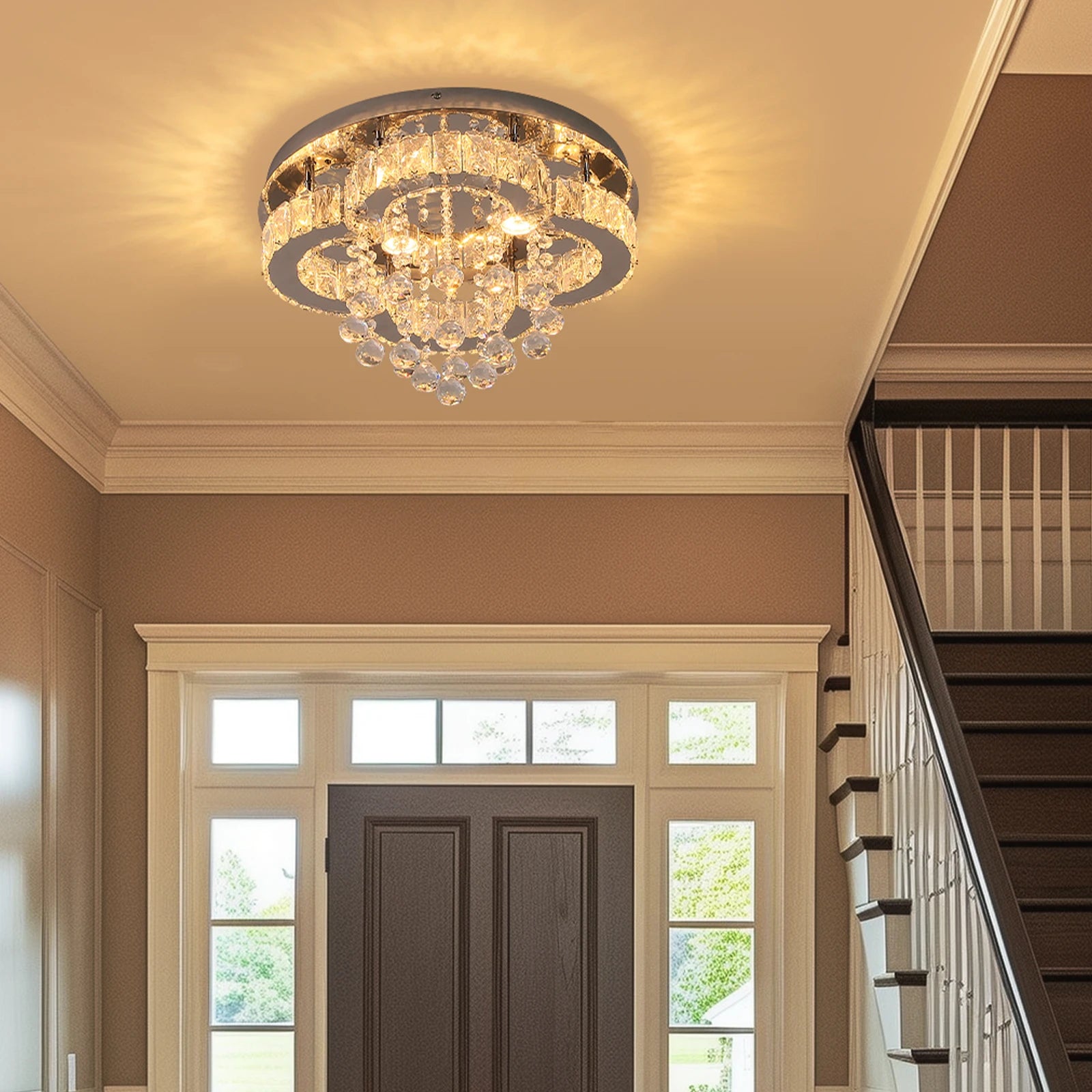 Luxe Kristallen Plafondlamp