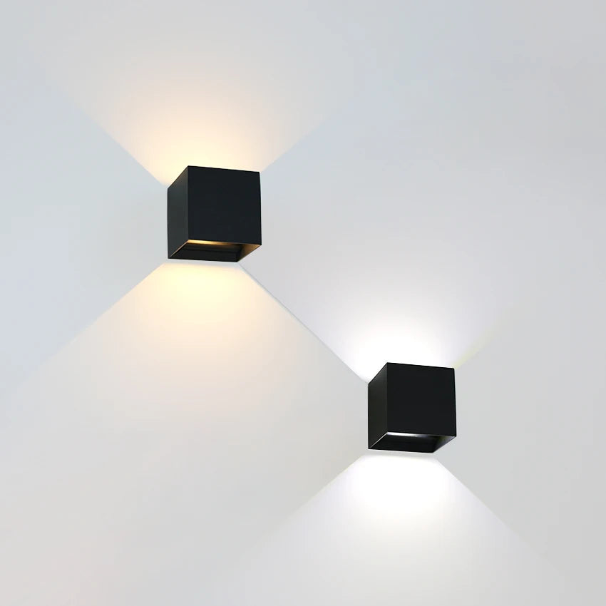 Cube LED Wandlamp
