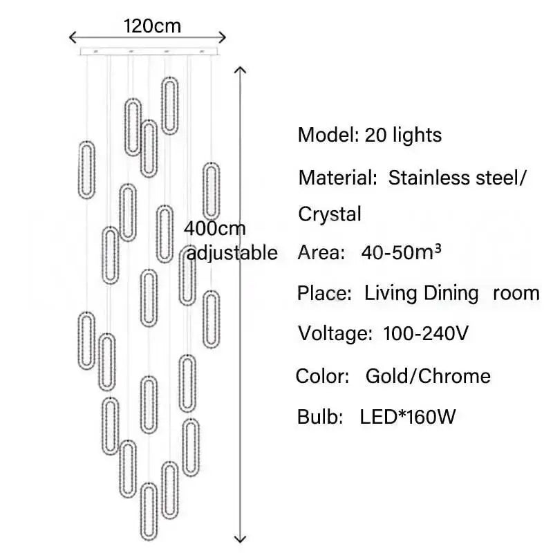 CrystalLoop Hanglamp