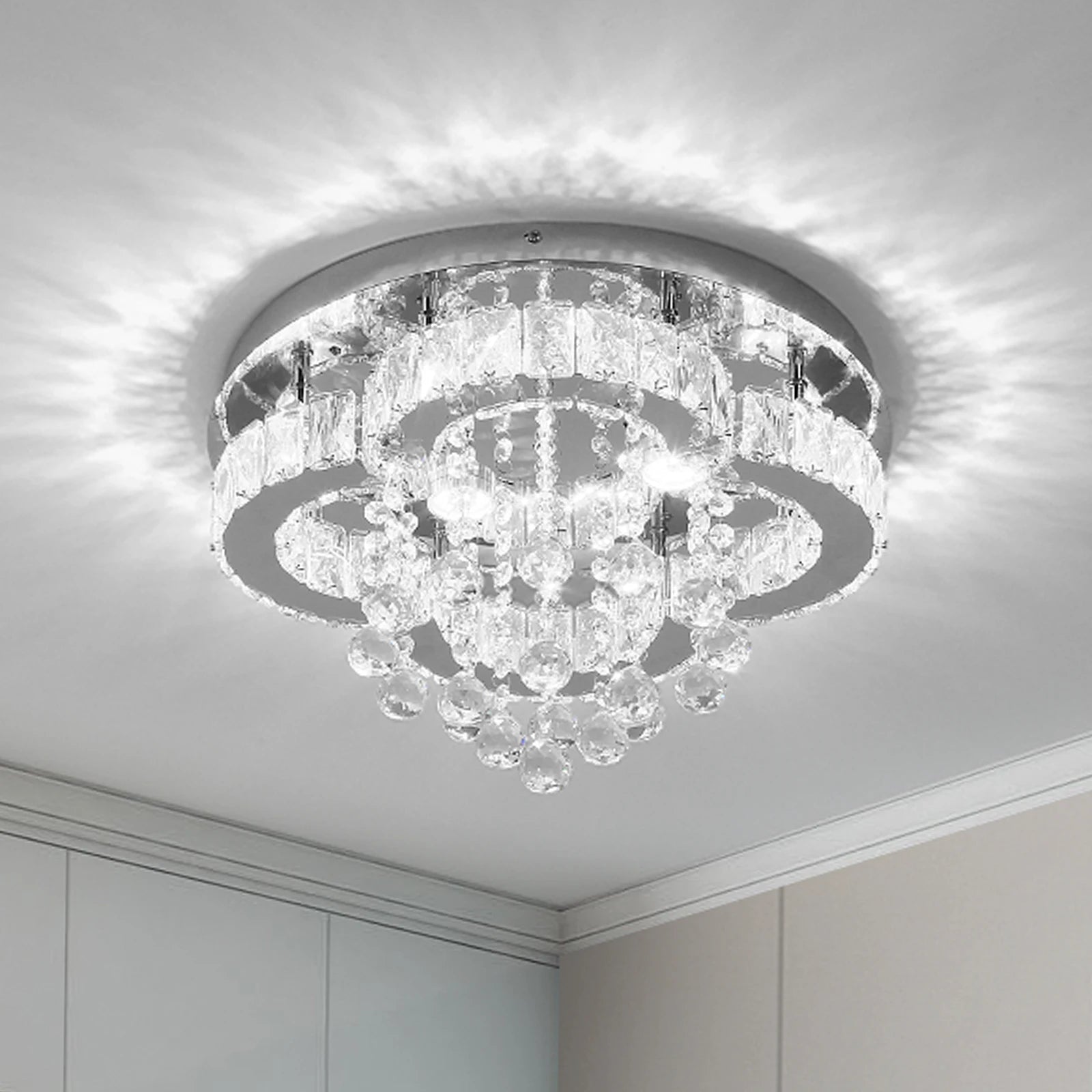 Luxe Kristallen Plafondlamp