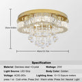 Luxe Kristallen Plafondlamp
