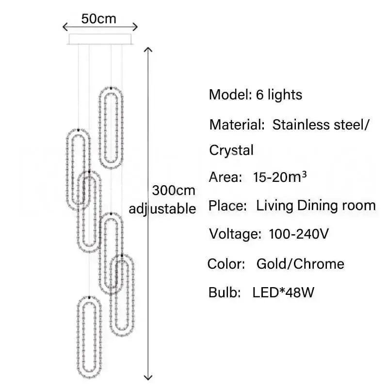 CrystalLoop Hanglamp