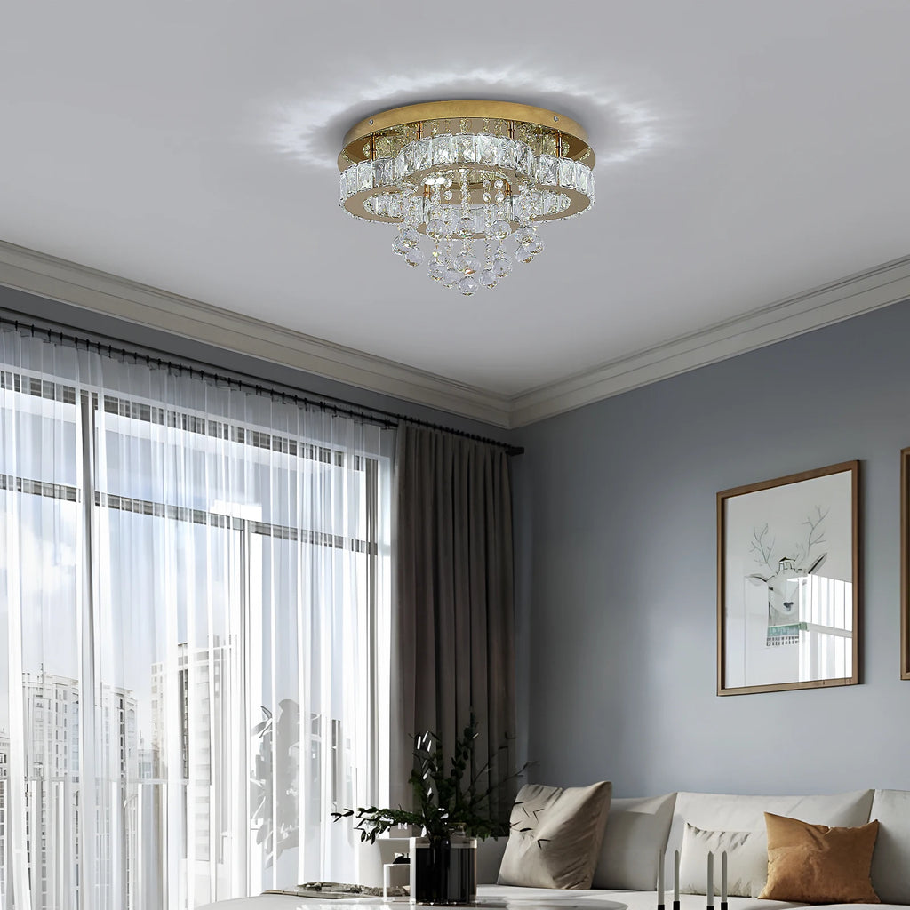Luxe Kristallen Plafondlamp