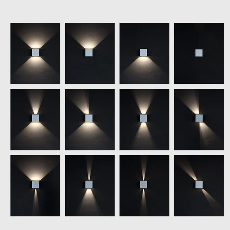 Cube LED Wandlamp